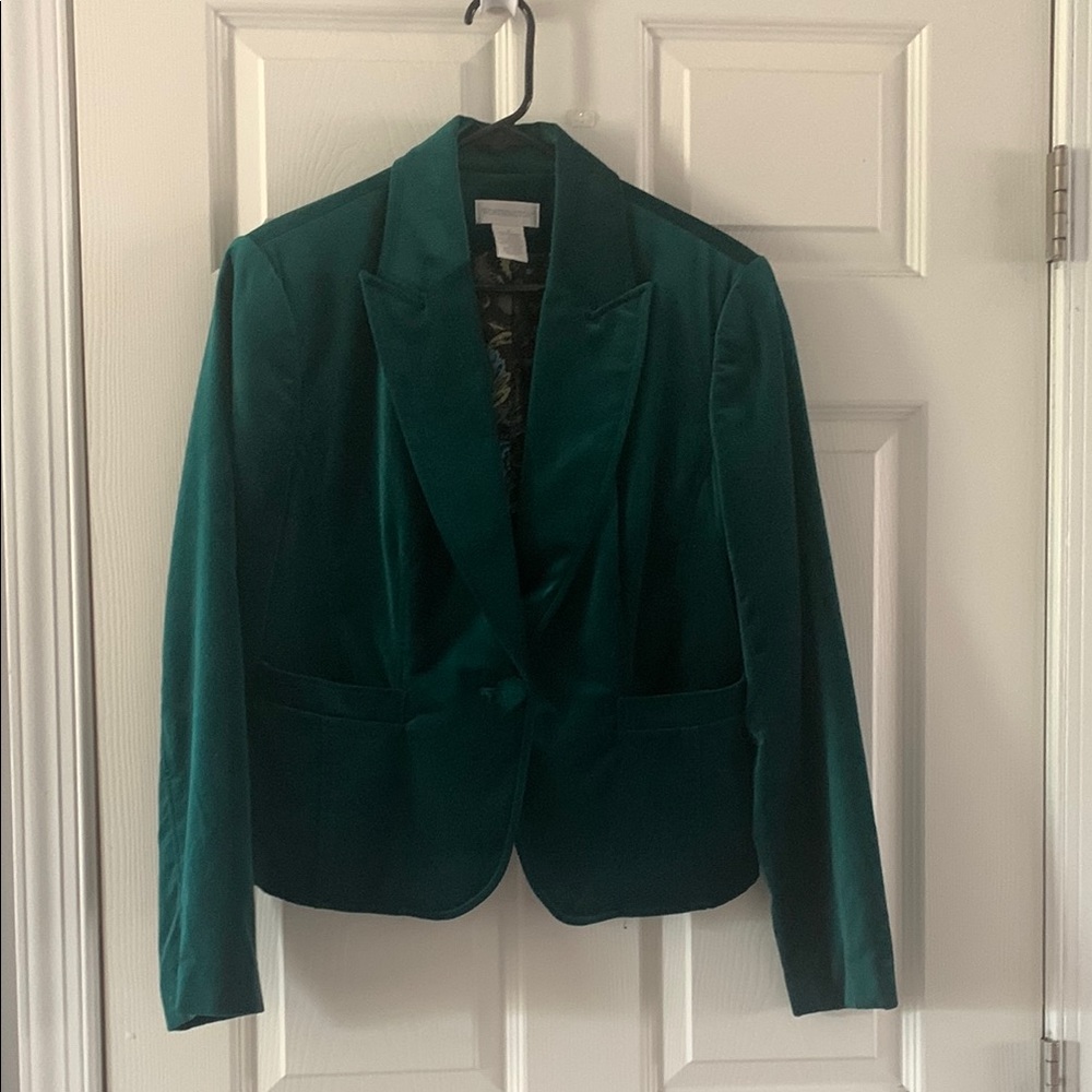 Worthington Velvet Green Blazer